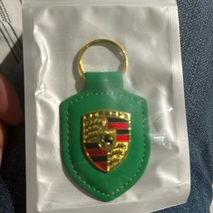 Porsche GREEN Key Chain